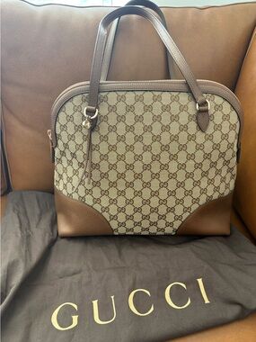 Gucci GG Canvas Bree Dome Tote